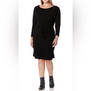 Cupcakes & Cashmere Black Knit Midi Dress